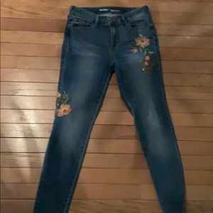 Old Navy embroidered jeans